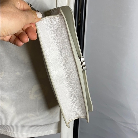 Marc Cross Vintage Smooth Light Grey Leather Bag - Picture 5 of 13